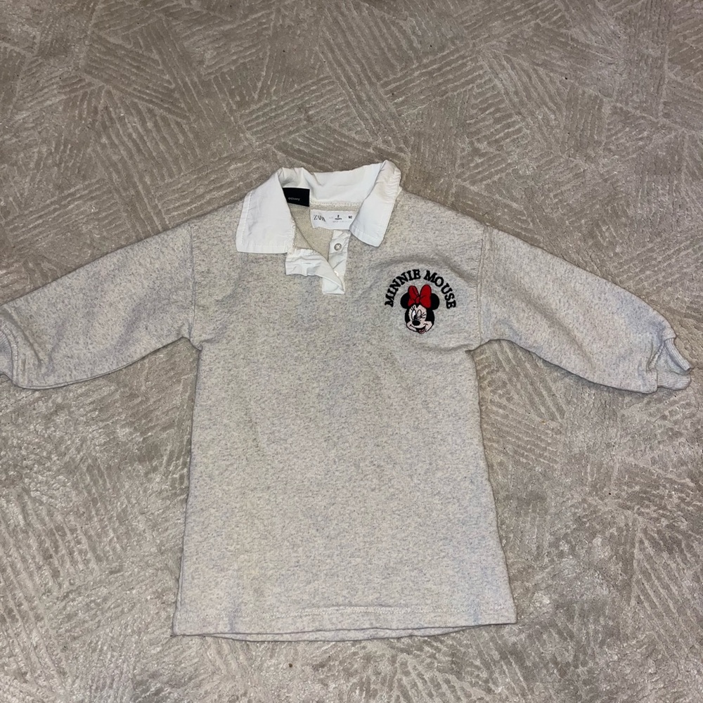 Zara Gray Minnie Mouse Dress